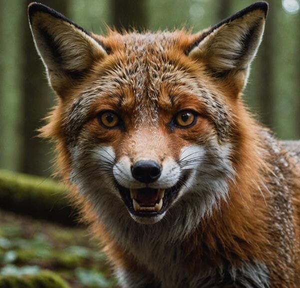 aggressive fox behavior signs