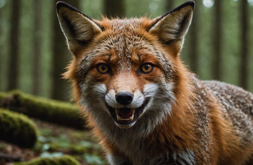 aggressive fox behavior signs