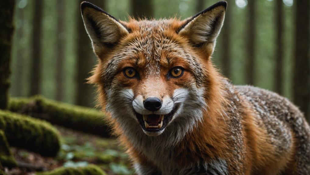 aggressive fox behavior signs