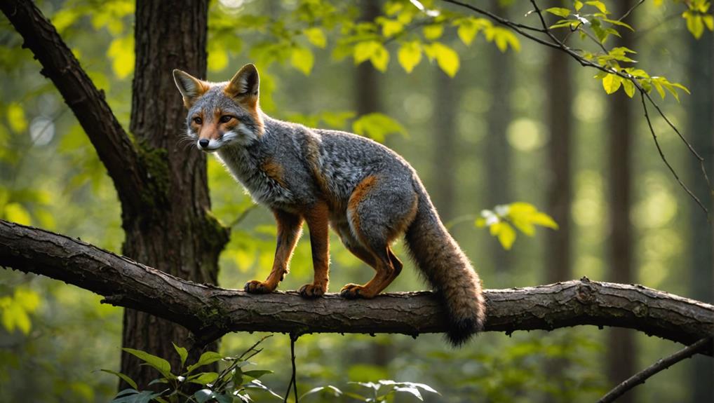 agile climber in trees