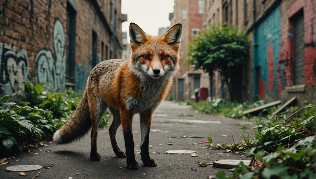 corsac foxes in cities