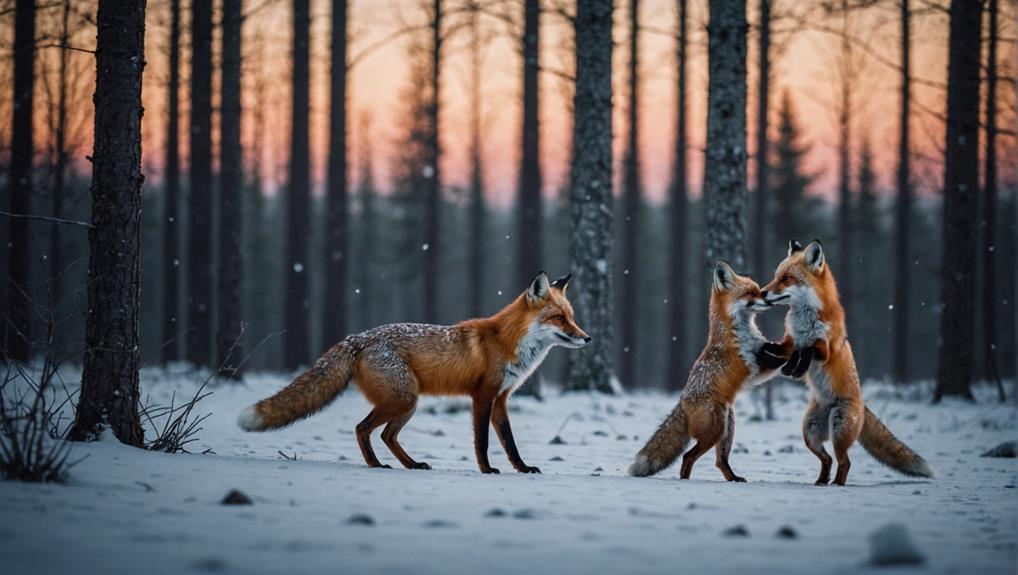 courtship behavior observations