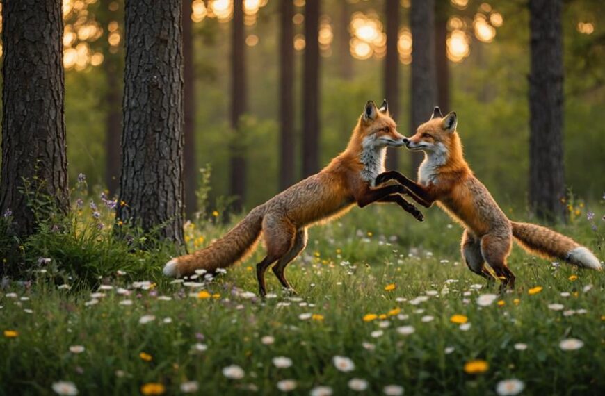 fox mating duration details