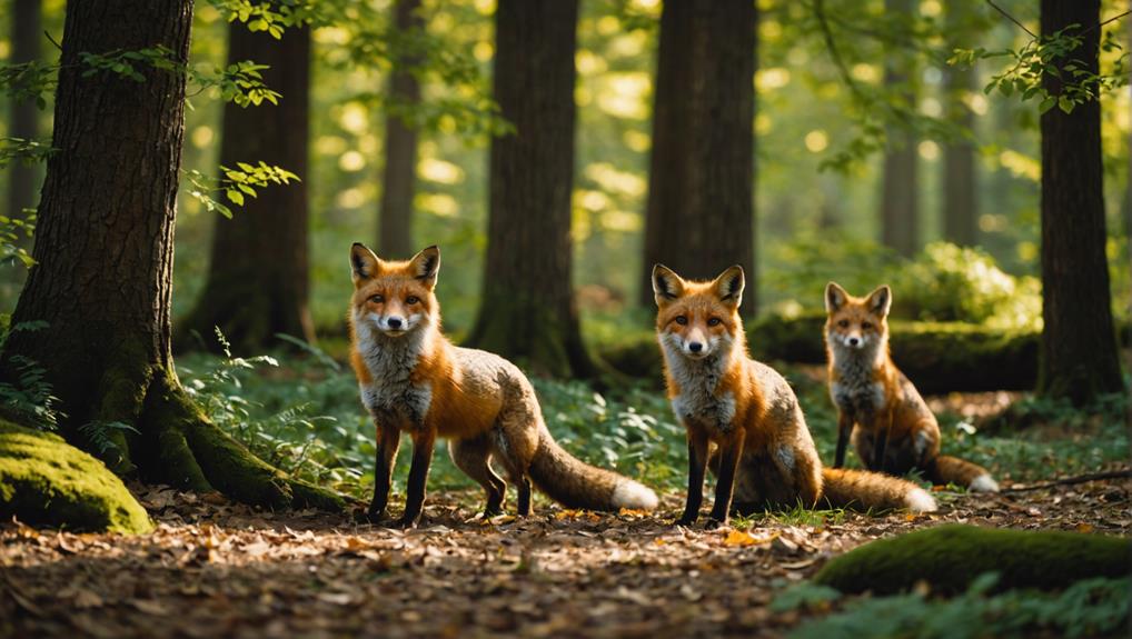 fox social behavior strategies