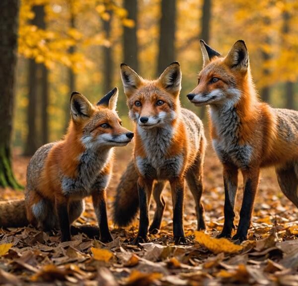 foxes communicate within packs