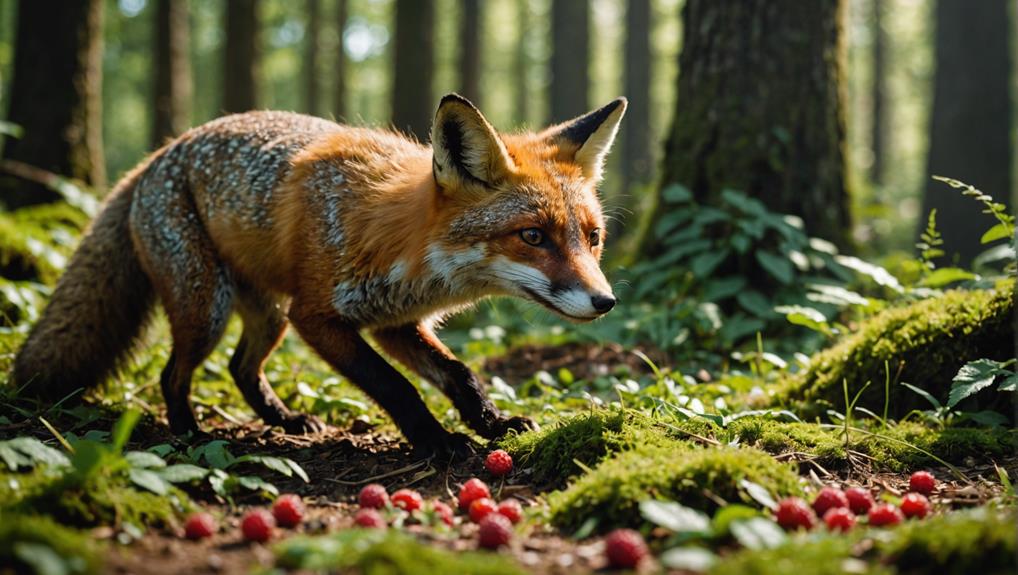 foxes foraging habits explained