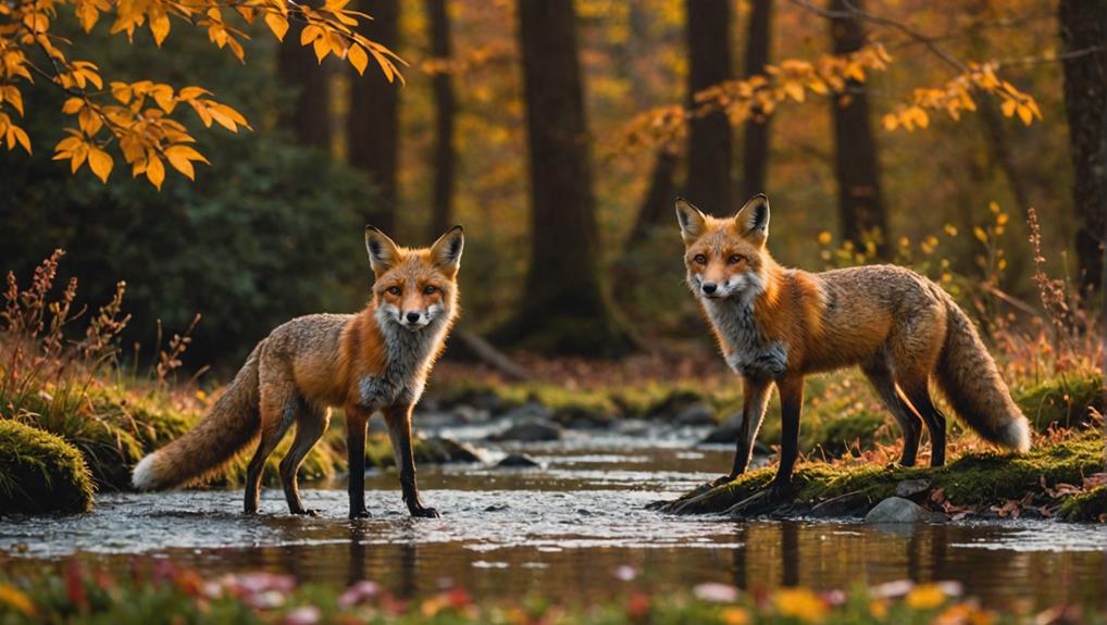 foxes mate in winter