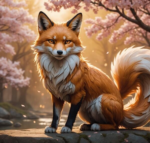 foxes symbolize cunning and transformation