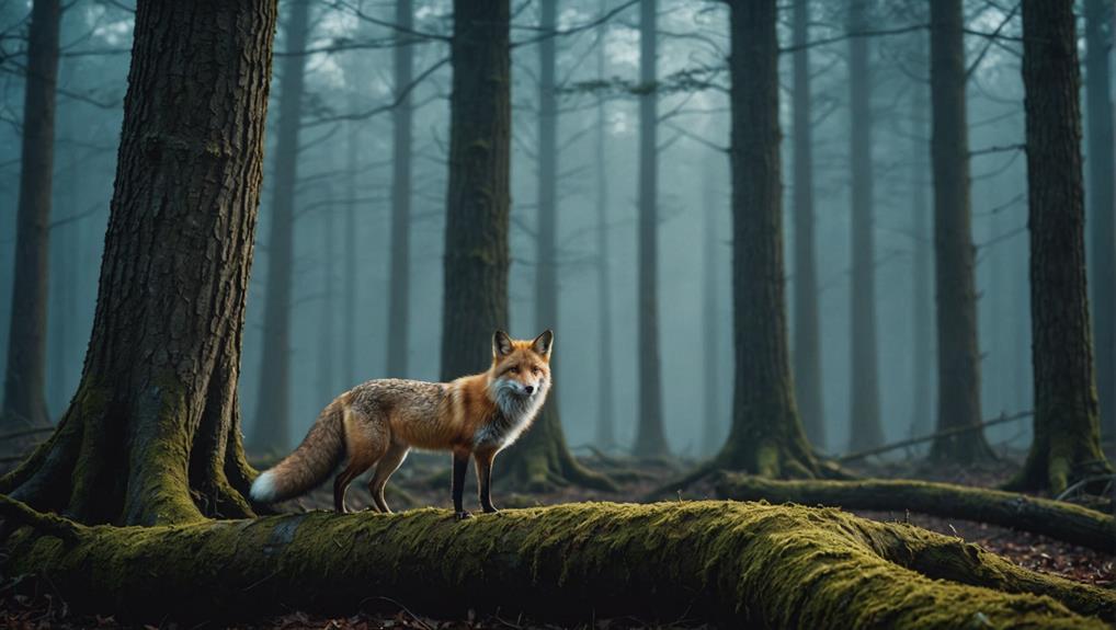 foxes symbolize warnings and predictions