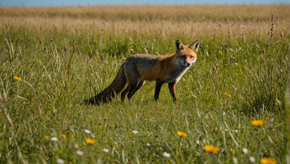 grasslands as hunting terrains