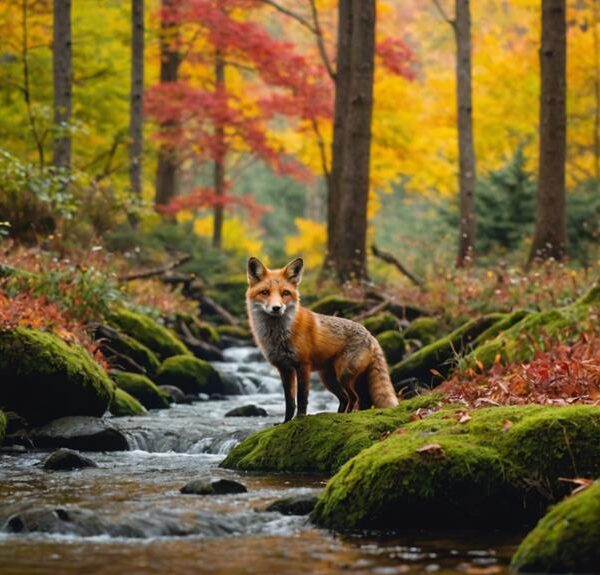 natural habitats of foxes