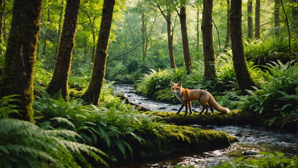 red fox habitat exploration