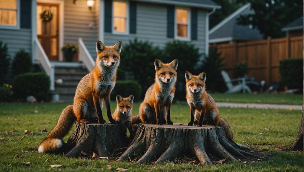 suburban fox social structure