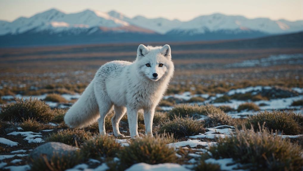 tundra arctic fox adaptation