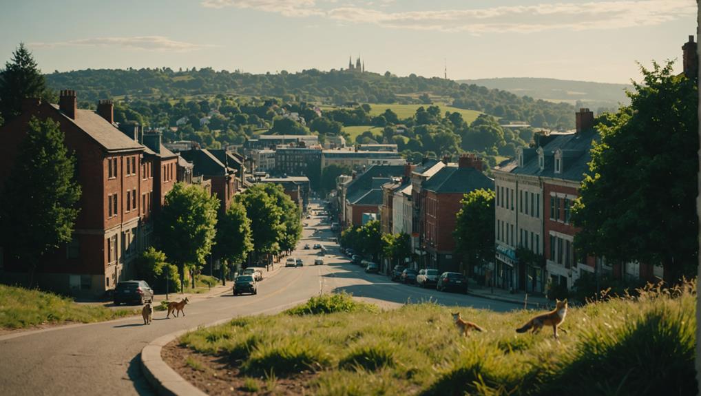urban and rural foxes