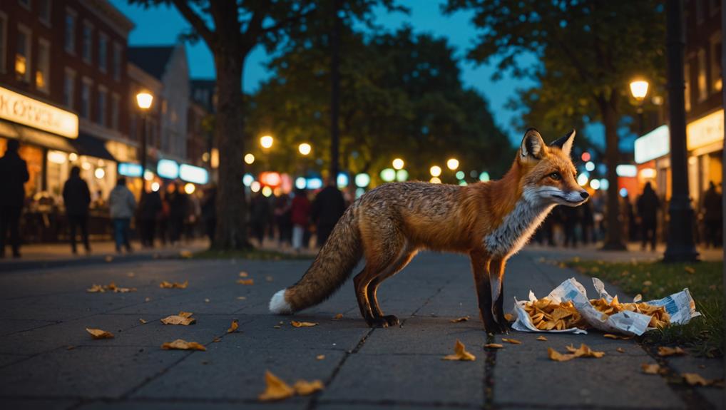 urban fox adaptation strategies