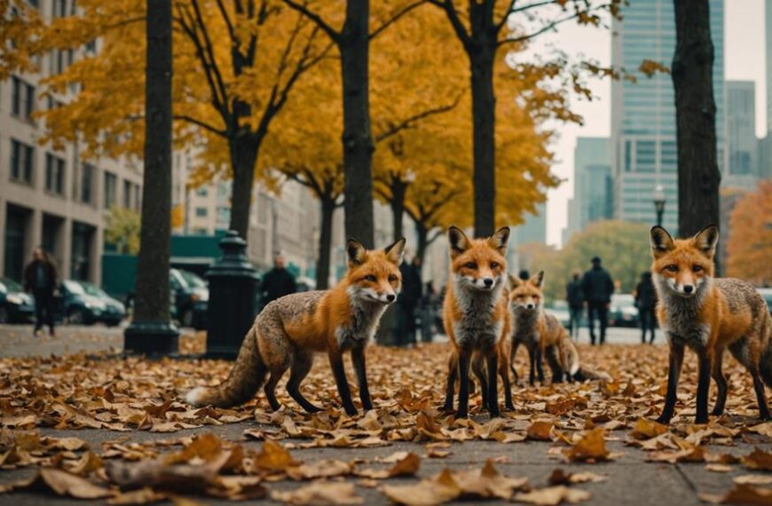 urban fox social behavior