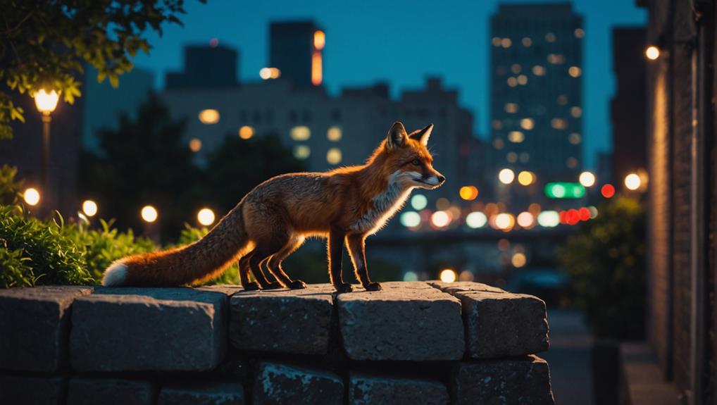 urban foxes thrive abundantly