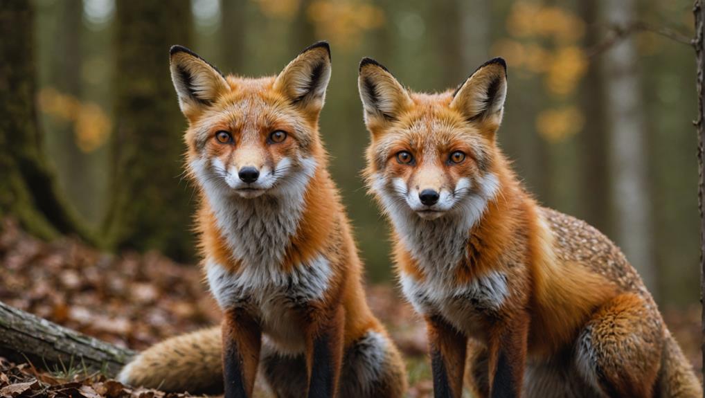 sexual dimorphism in fox coloration