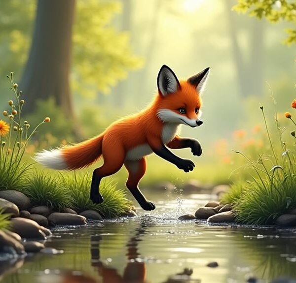 baby red fox safety