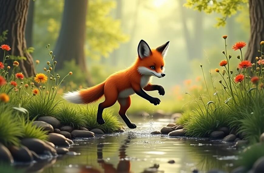 baby red fox safety