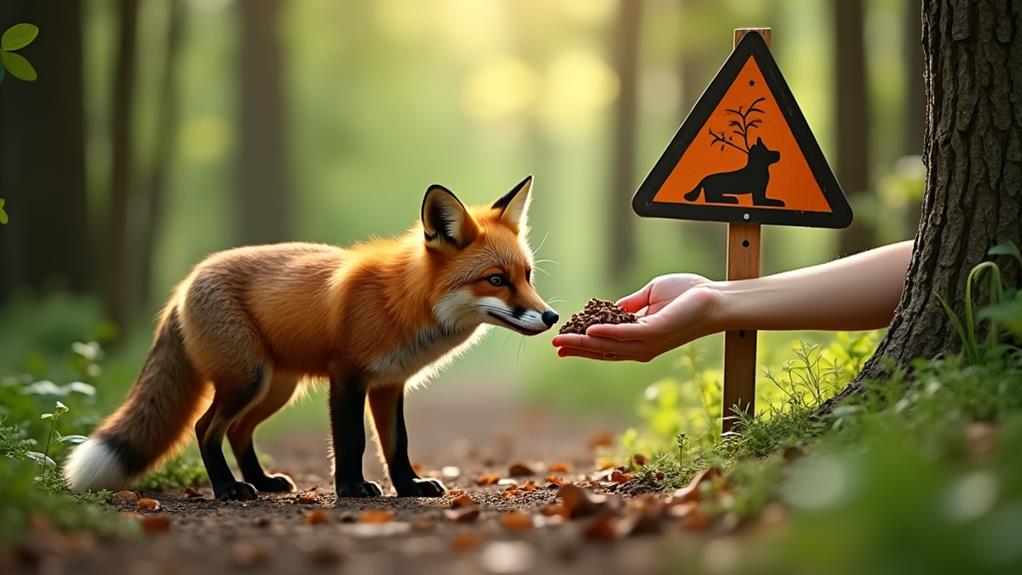 guidelines for feeding foxes
