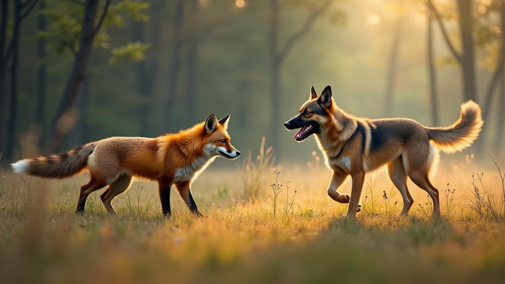 predatory strategies canine comparison