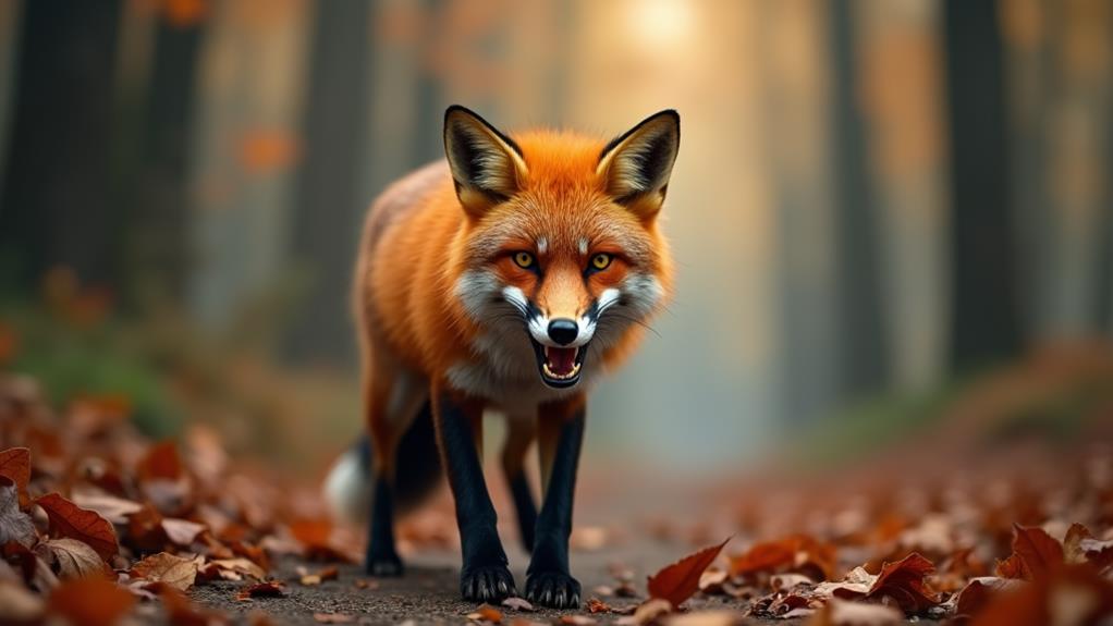 red fox aggression insights