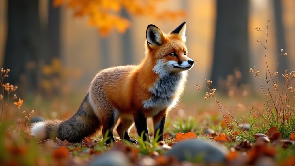 red foxes do not gray