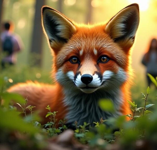 red foxes pose minimal danger