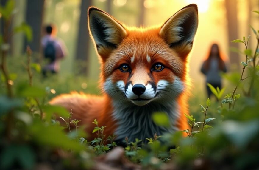 red foxes pose minimal danger