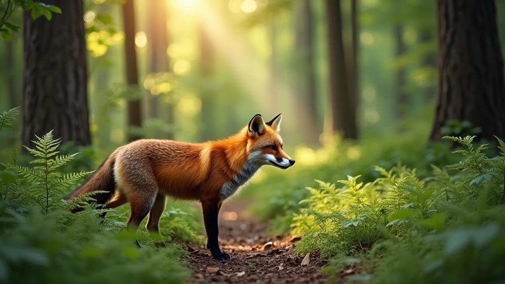 wild red fox characteristics