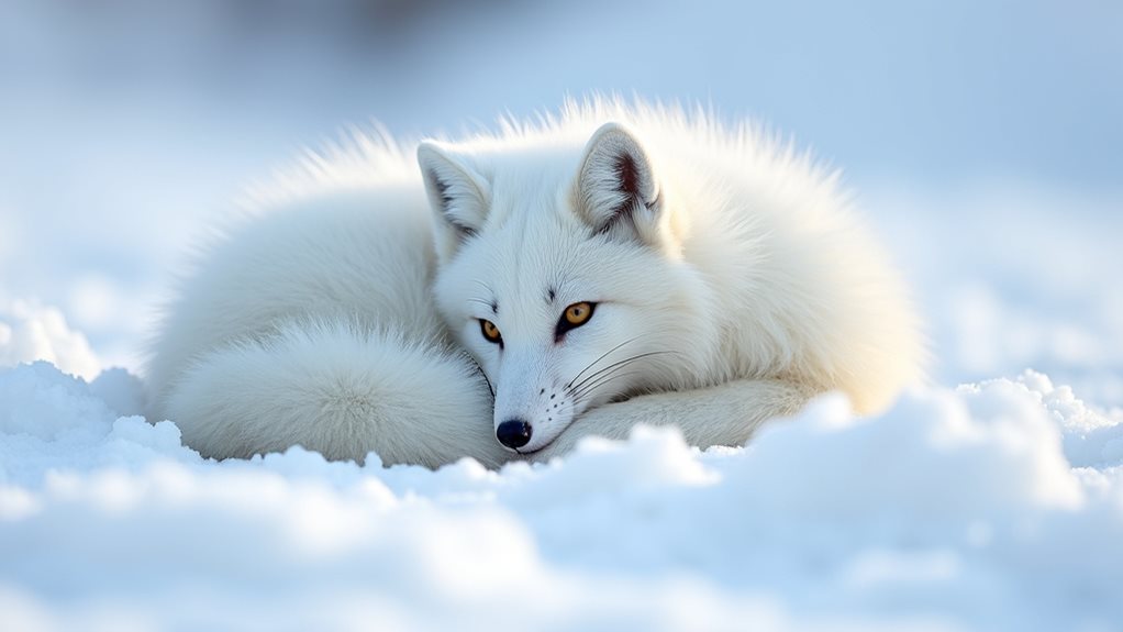 arctic fox fur insulation