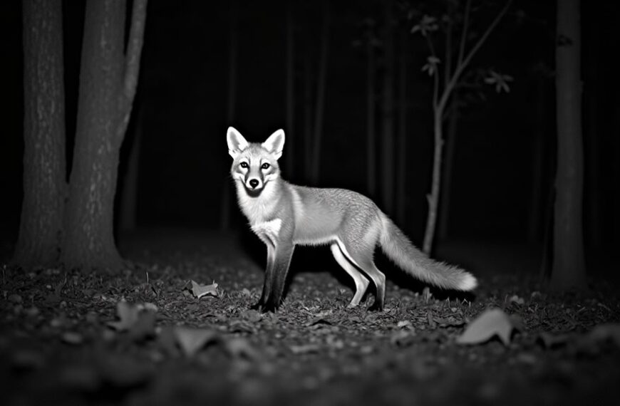 camera traps monitor foxes