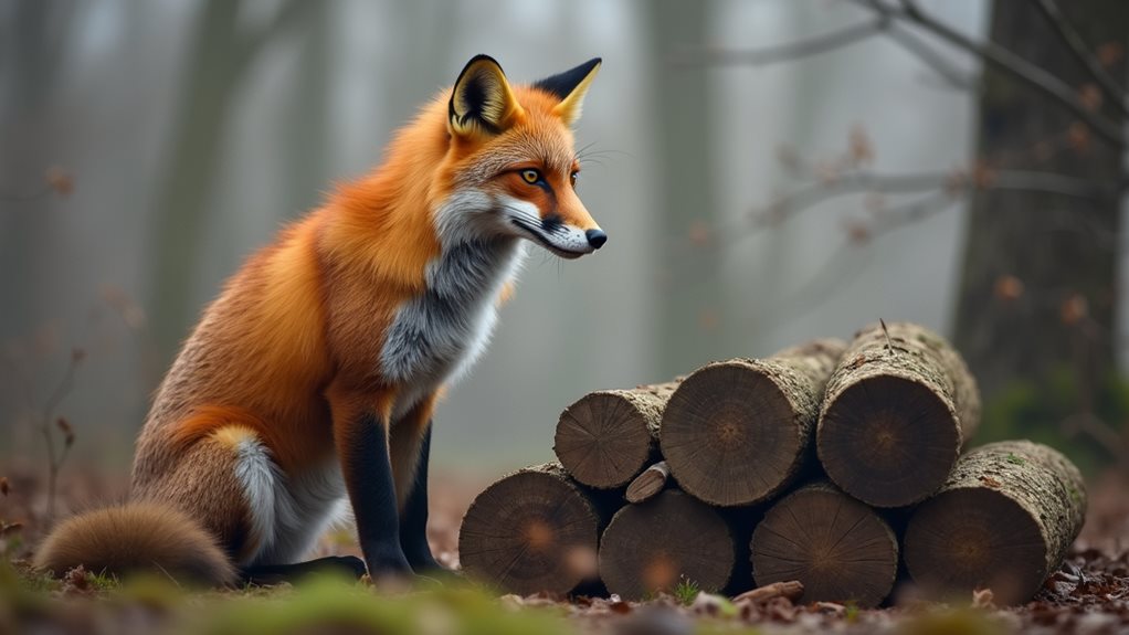 clever foxes demonstrate intelligence