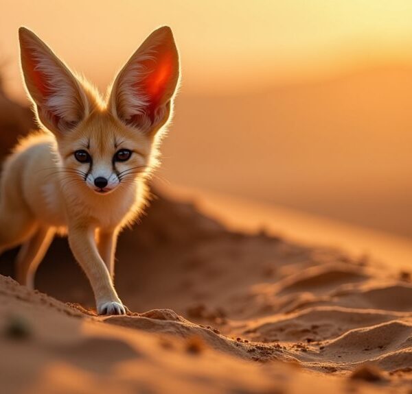 desert dwelling fennec foxes