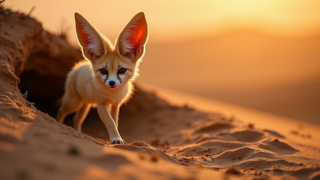 desert dwelling fennec foxes