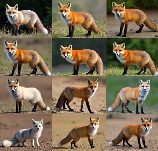 diverse fox species globally