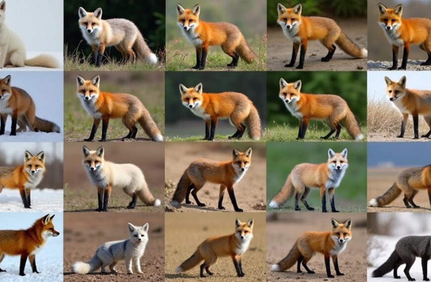 diverse fox species globally