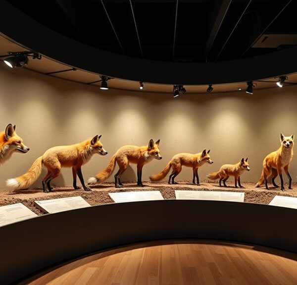 evolutionary changes in foxes