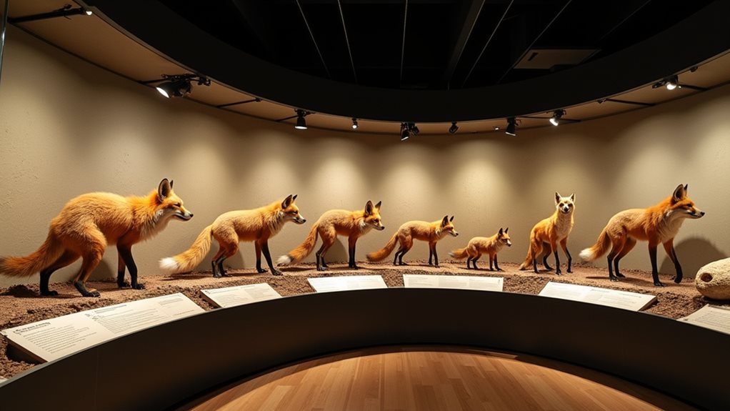 evolutionary changes in foxes