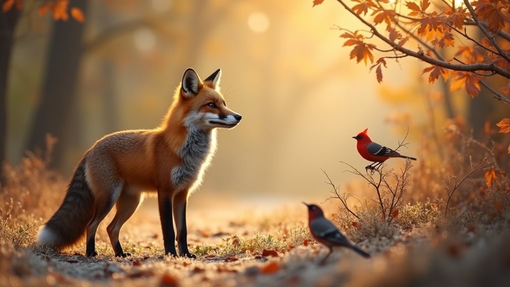 fox bird call sounds