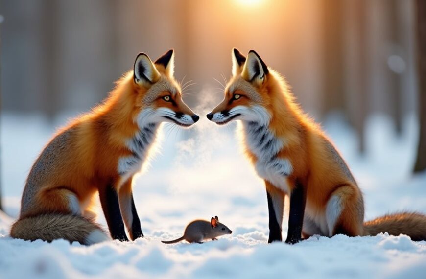 fox courtship behaviors explained