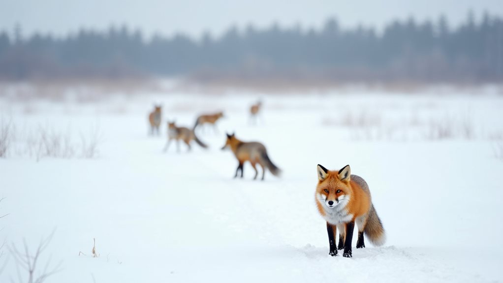 fox migration patterns vary