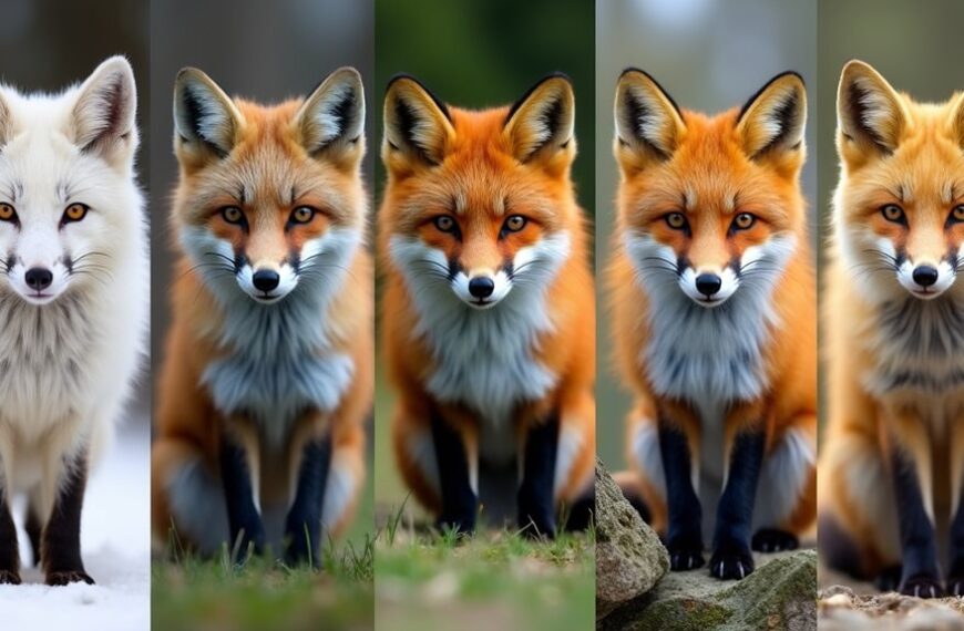 fox species identification features