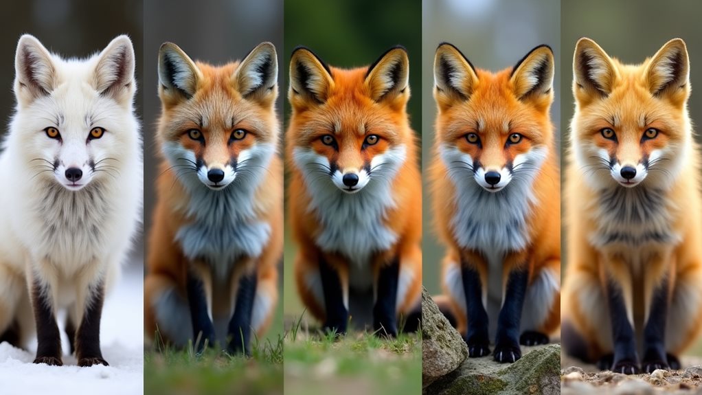 fox species identification features