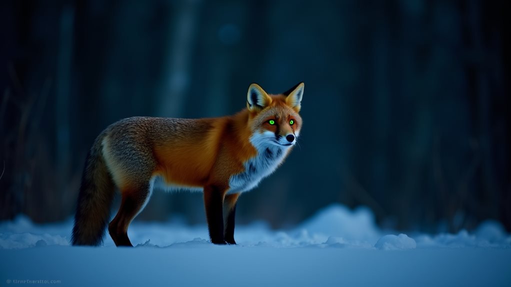foxes adapt in darkness