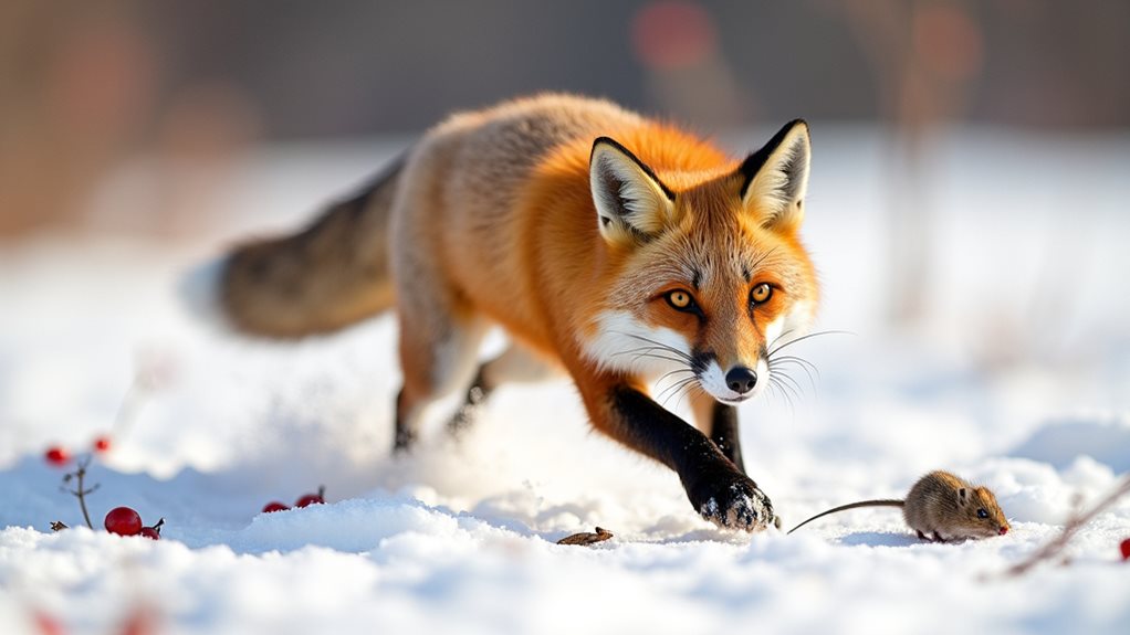 foxes eat diverse foods