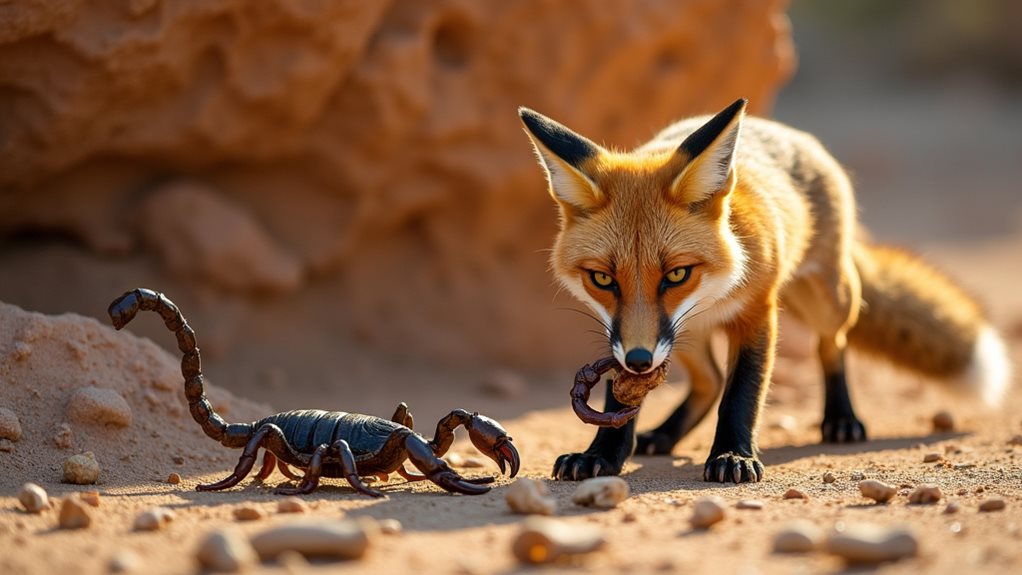 geography influences fox diets