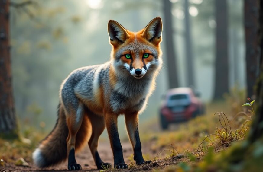 mythical hybrid fox creatures